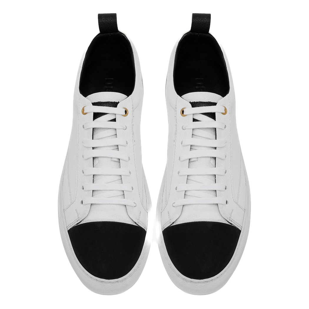 Hanry Siyah Erkek Deri Spor Ayakkabı