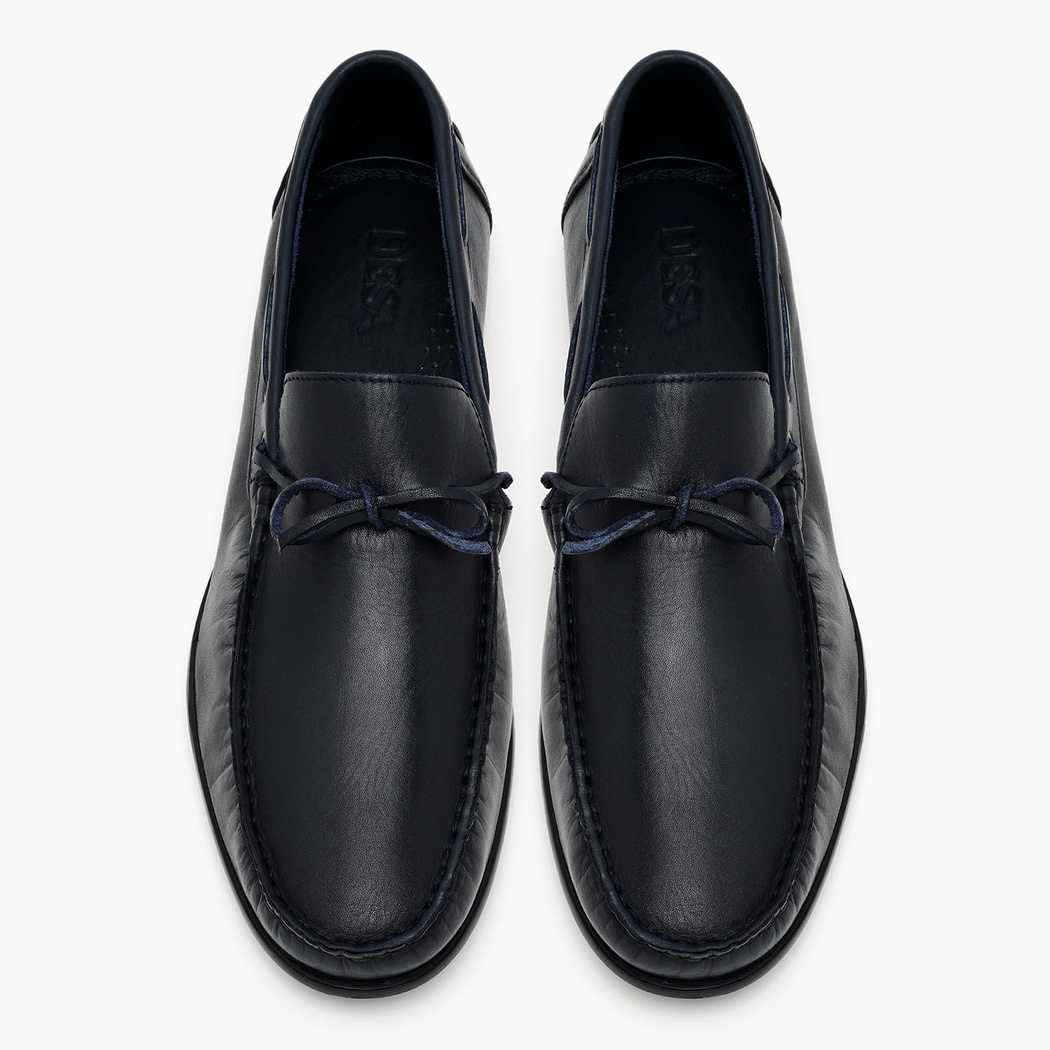 Hansel Lacivert Erkek Deri Loafer