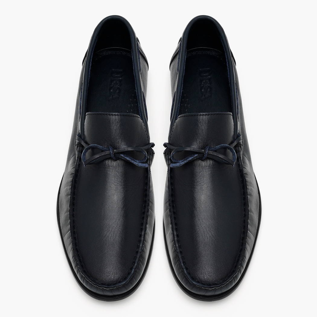 Hansel Lacivert Erkek Deri Loafer