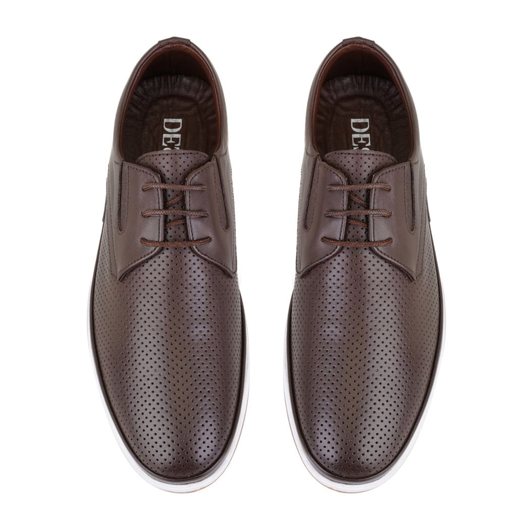 Harold Kahve Erkek Deri Günlük Ayakkabı