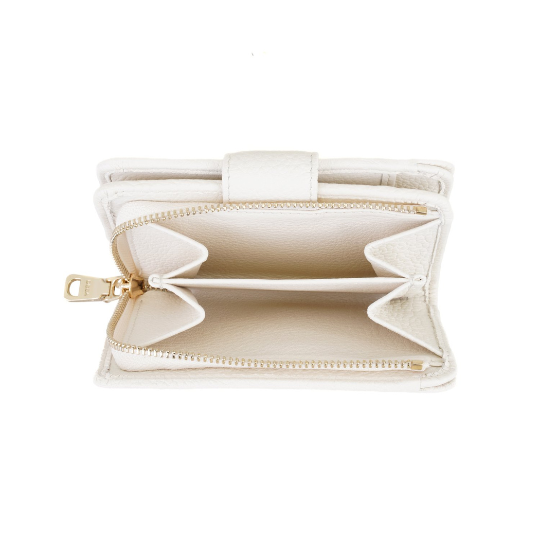 Harriet Beyaz Kadın Deri Cüzdan