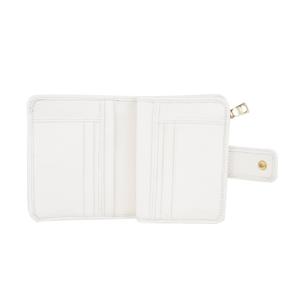 Harriet Beyaz Kadın Deri Cüzdan