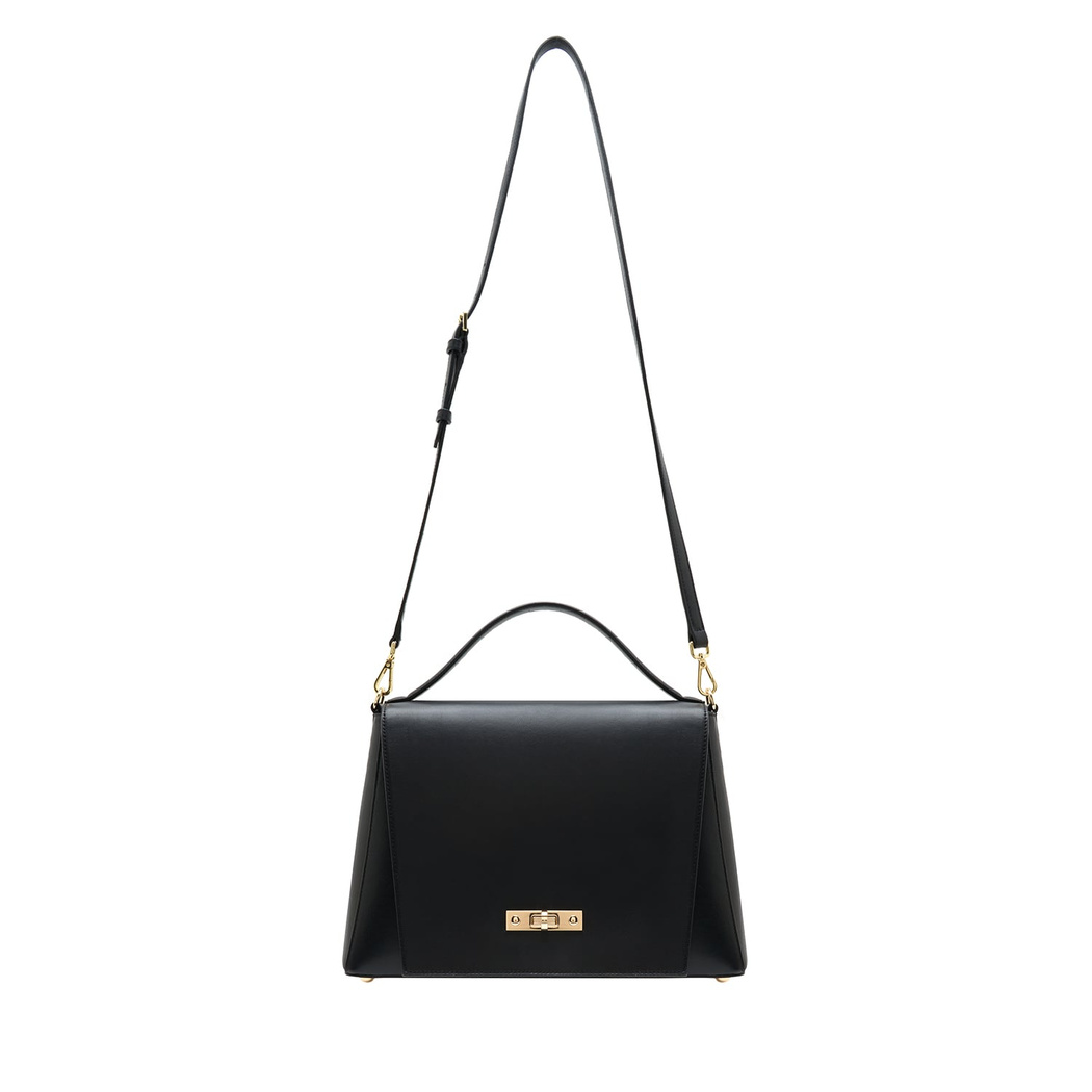 Helena Siyah Kadın Deri El Çantası