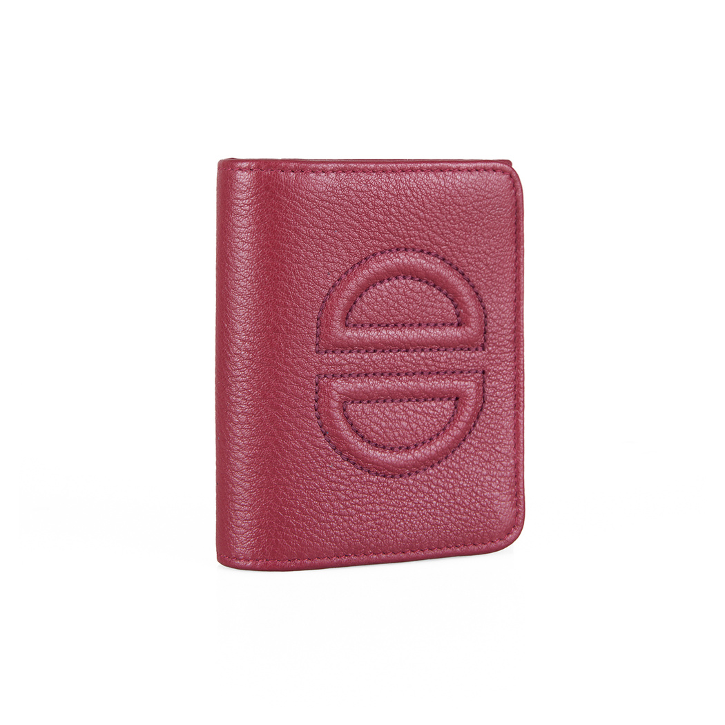 Heleno Bordo Kadın Deri Cüzdan