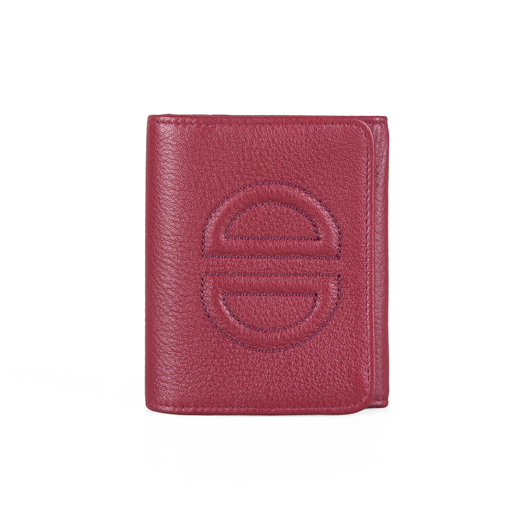 Heleno Bordo Kadın Deri Cüzdan