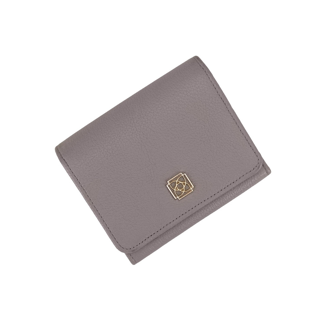 Heleno Gri Kadın Deri Cüzdan