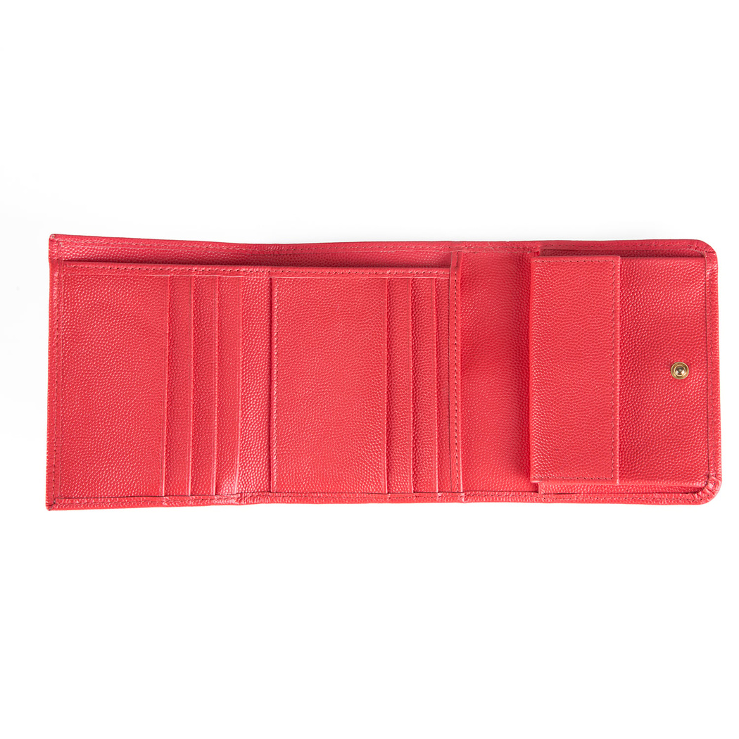 Heleno Kırmızı Kadın Deri Cüzdan
