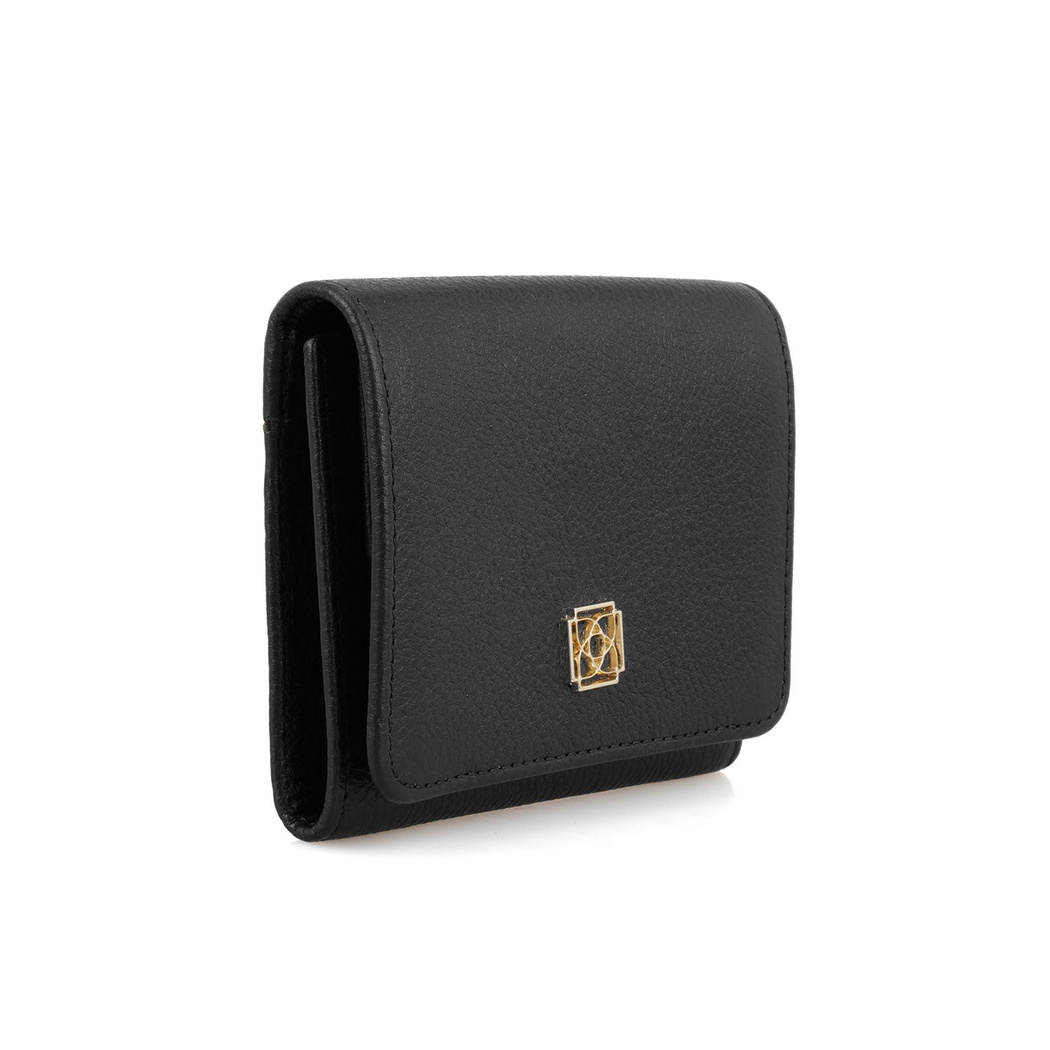 Heleno Siyah Kadın Deri Cüzdan