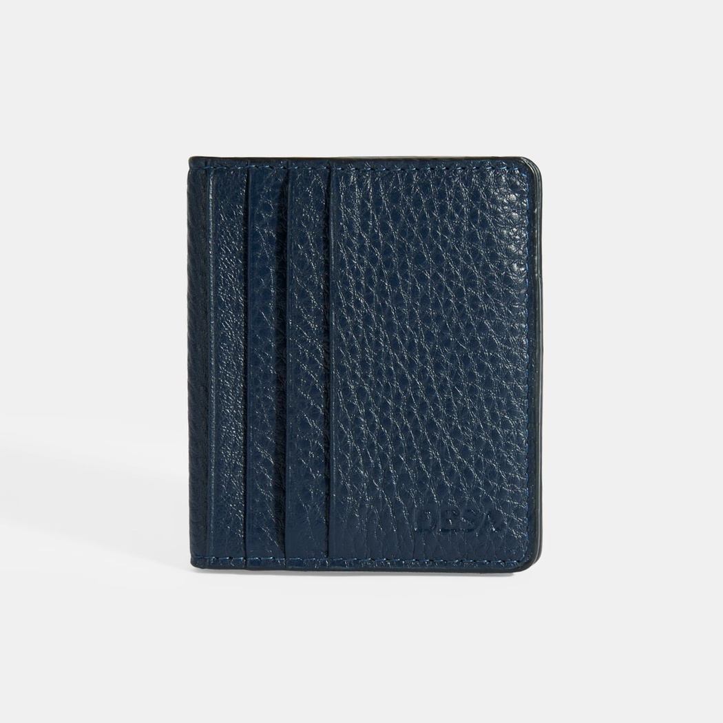 Hernandez Lacivert Erkek Deri Kartlık