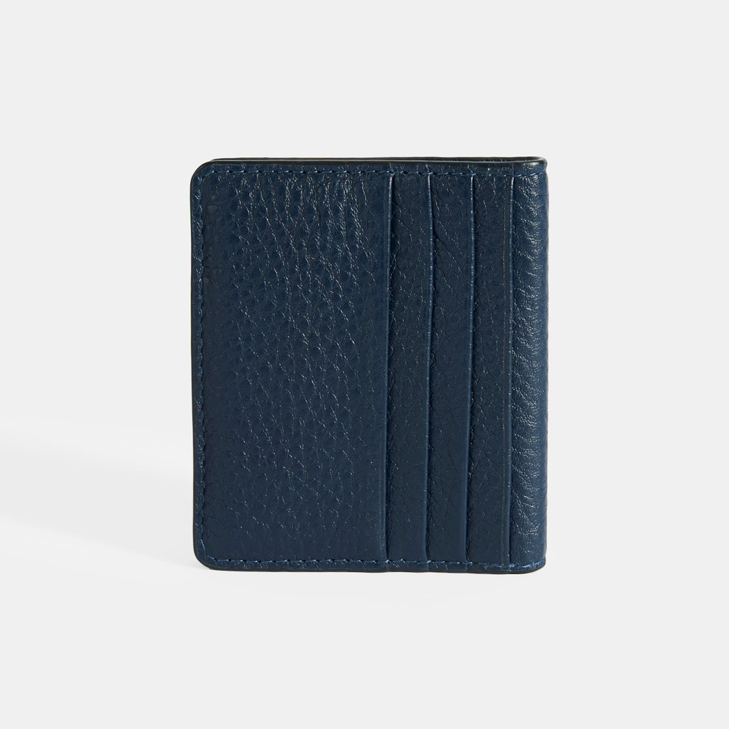 Hernandez Lacivert Erkek Deri Kartlık