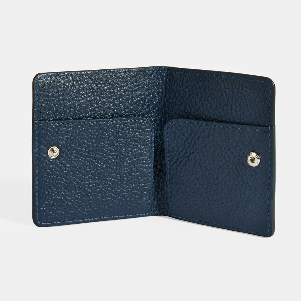 Hernandez Lacivert Erkek Deri Kartlık