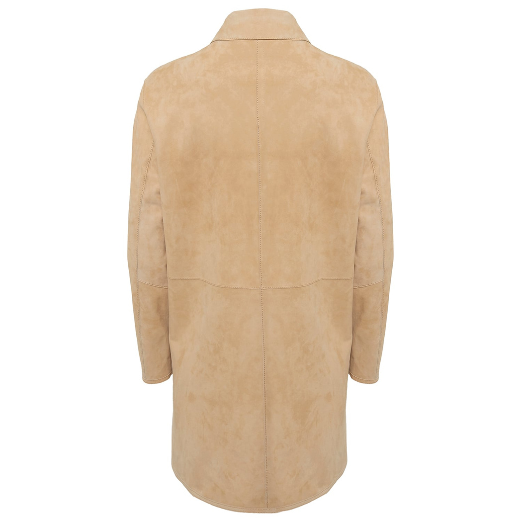 Hiba Kadın Oversize Çift Taraflı Deri Pardösü