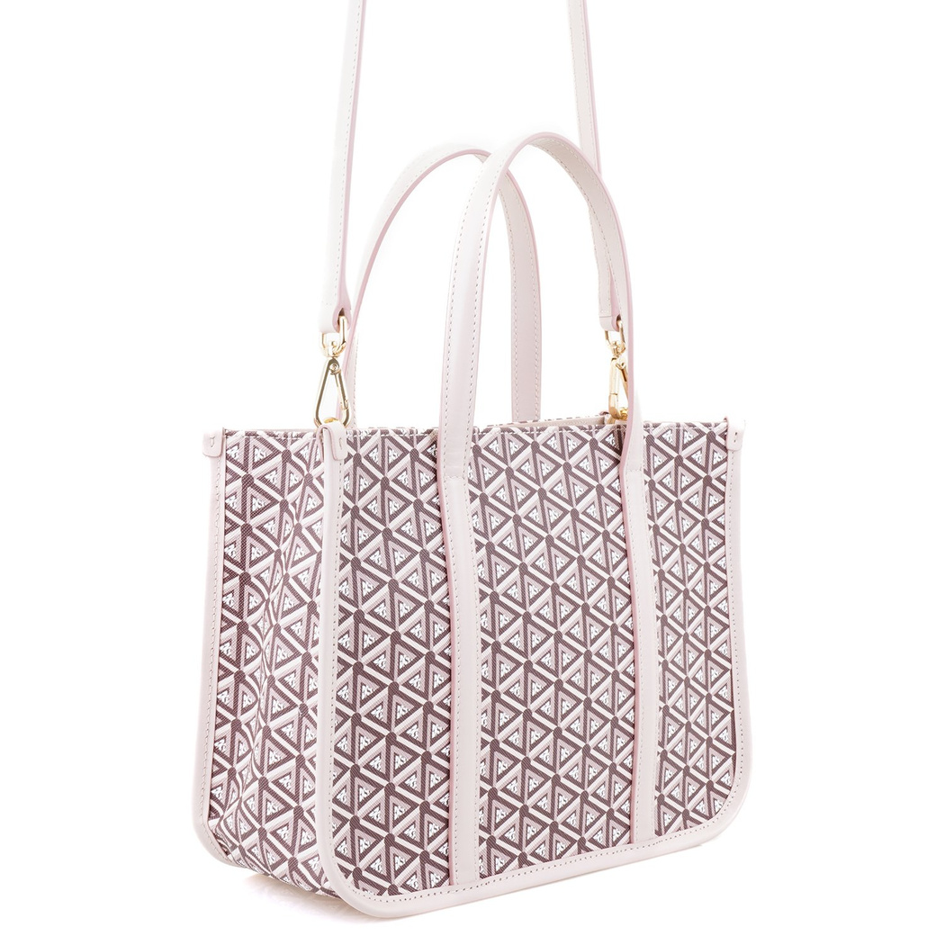 Hierba Bej Kadın Monogram El Çantası