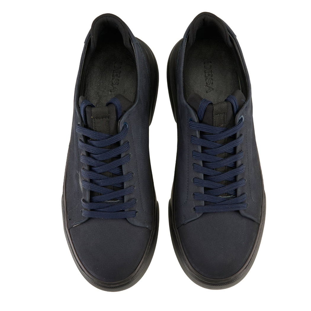 Holden Lacivert Erkek Nubuk Deri Günlük Ayakkabı