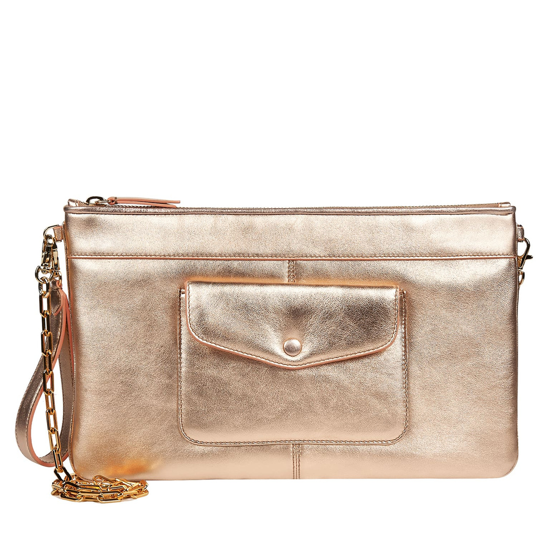 İgnis Kadın Zincir Detaylı Deri Omuz Çantası