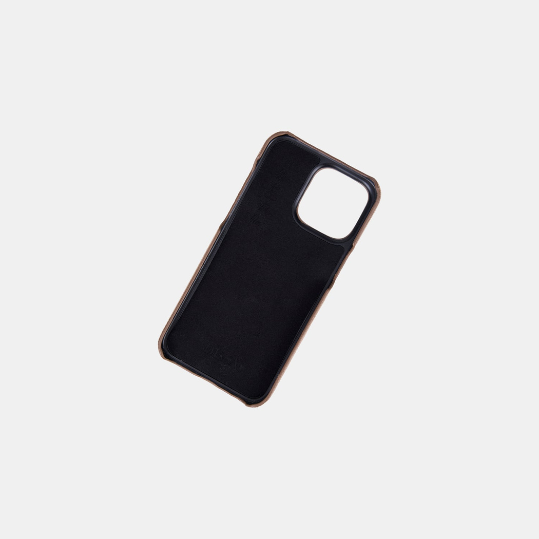 iPhone 15 Pro Max Bej Deri Telefon Kılıfı