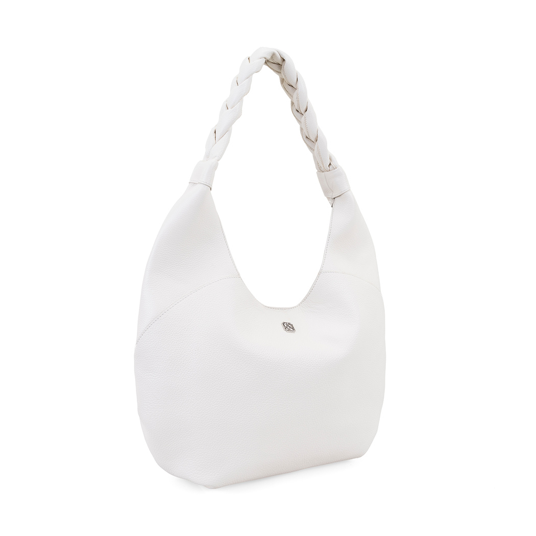Jainel Beyaz Kadın Deri Omuz Çantası
