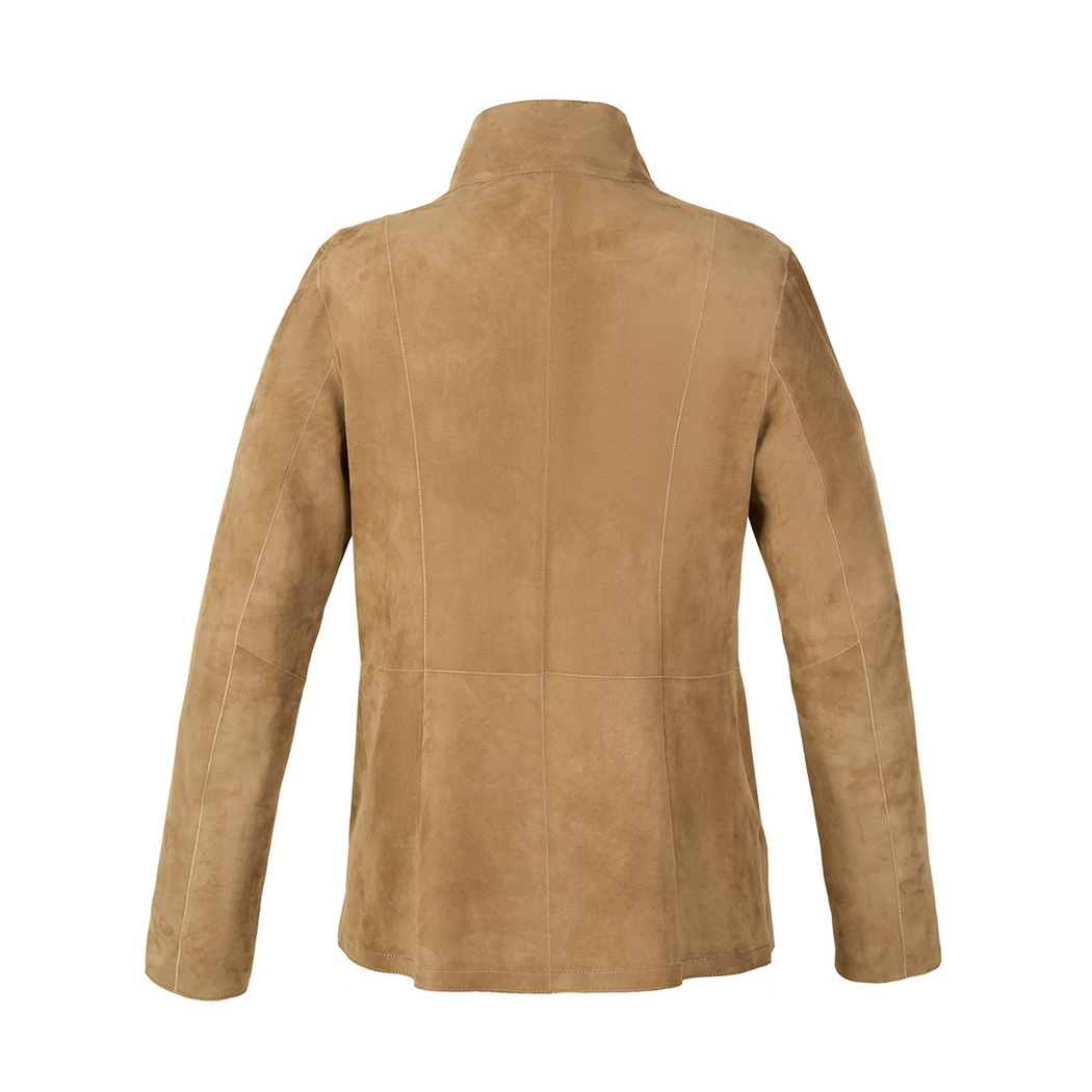 Jane Siyah Süet Kadın Çift Taraflı Süet Deri Pardösü