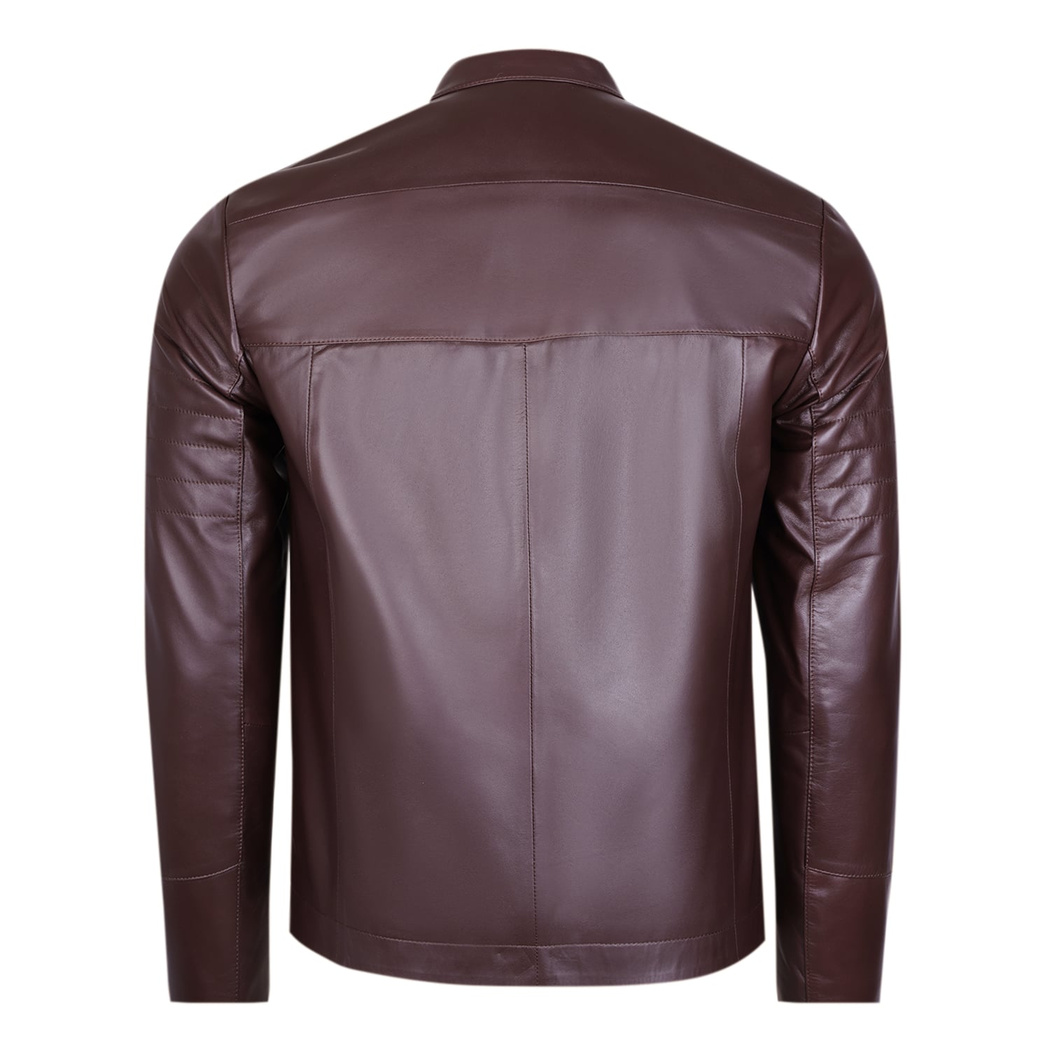 Jason Kahve Erkek Deri Mont