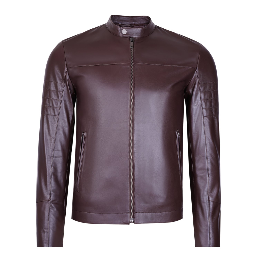 Jason Kahve Erkek Deri Mont