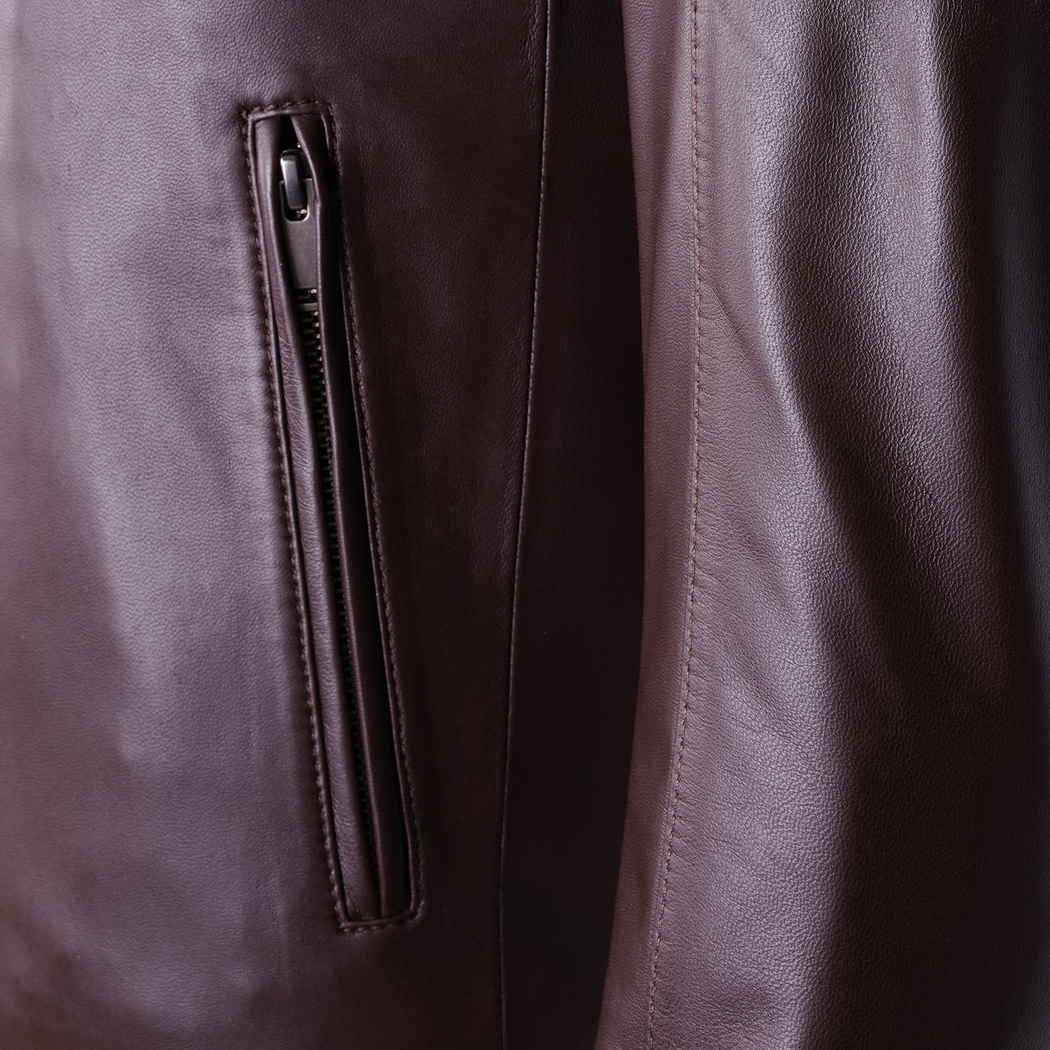 Jason Kahve Erkek Deri Mont