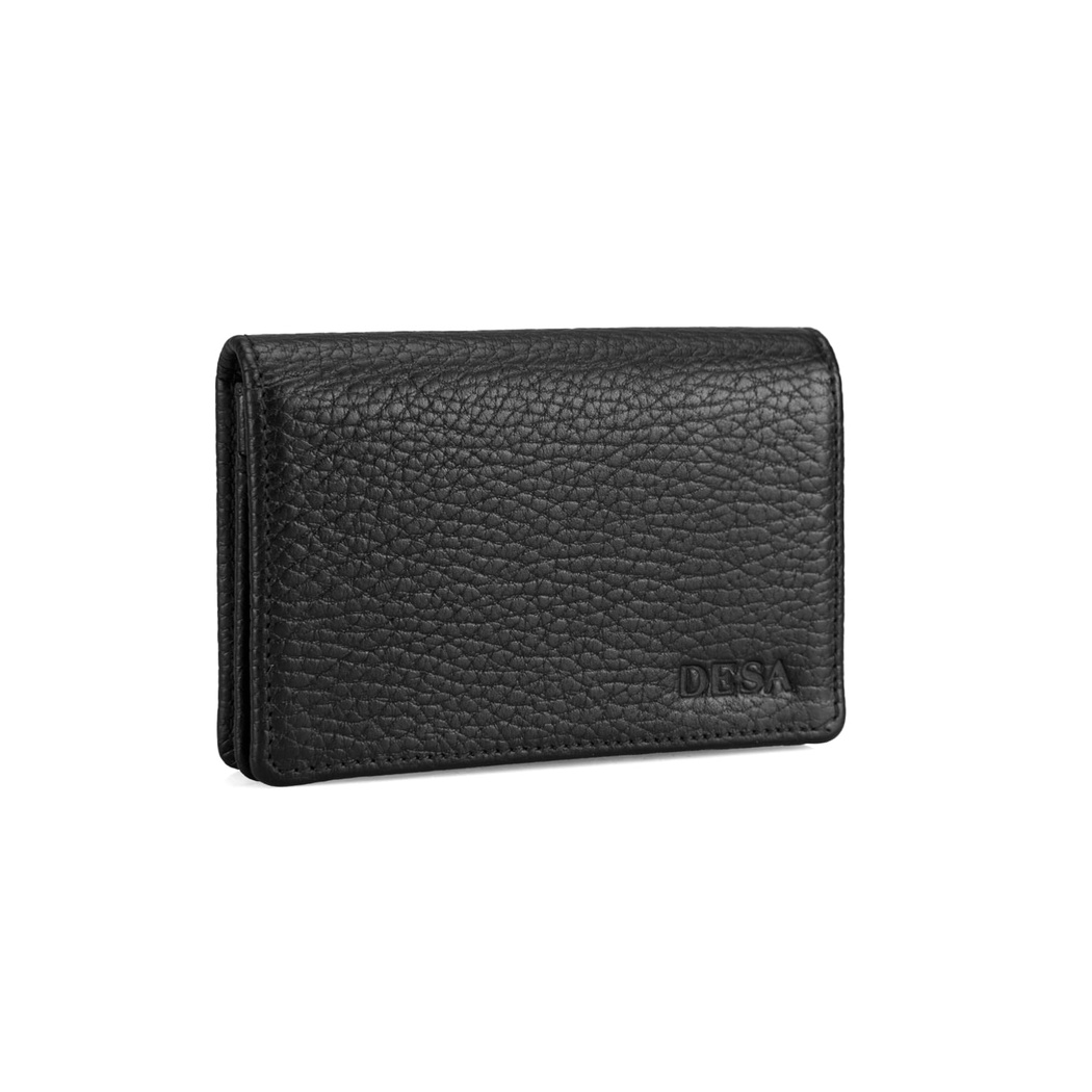 Jeffrey Siyah Kadın Deri Kartlık