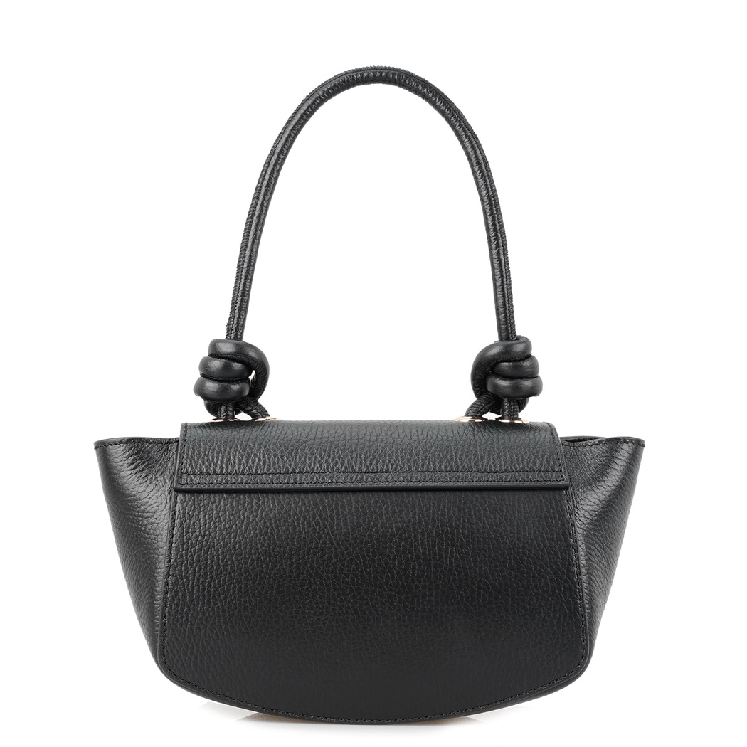 Jeremy Siyah Kadın Deri El Çantası