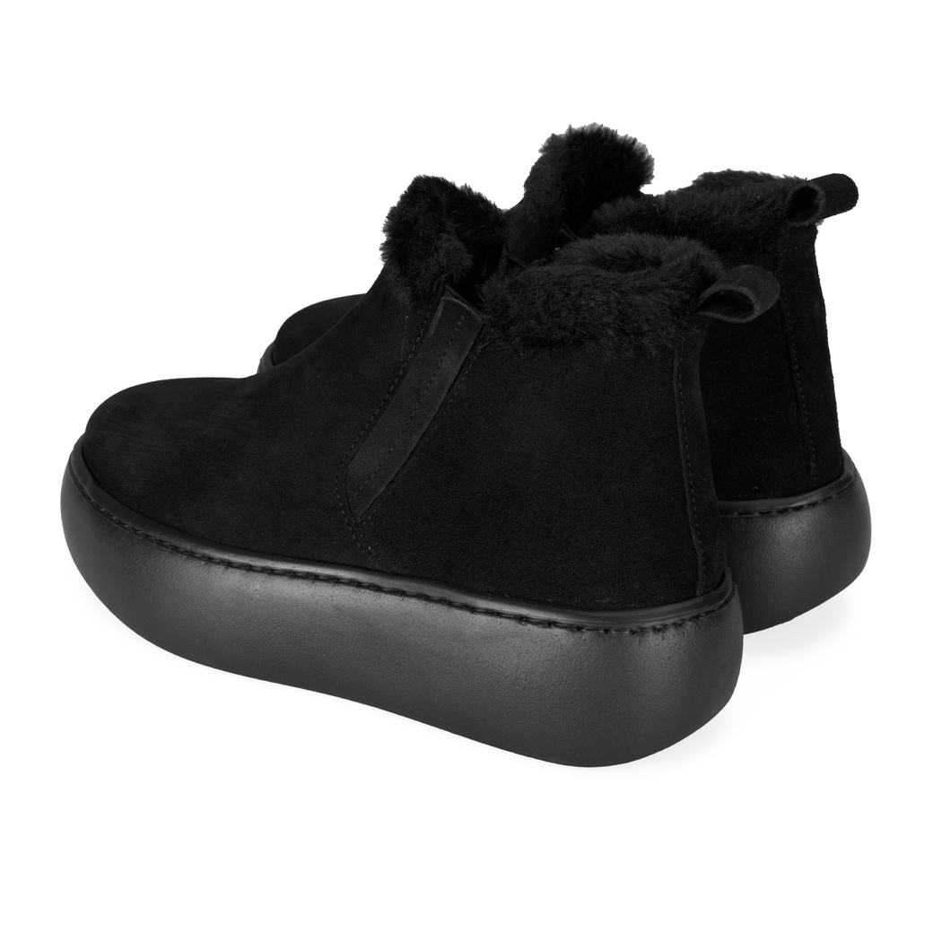 Jessia Siyah Kadın Süet Bot
