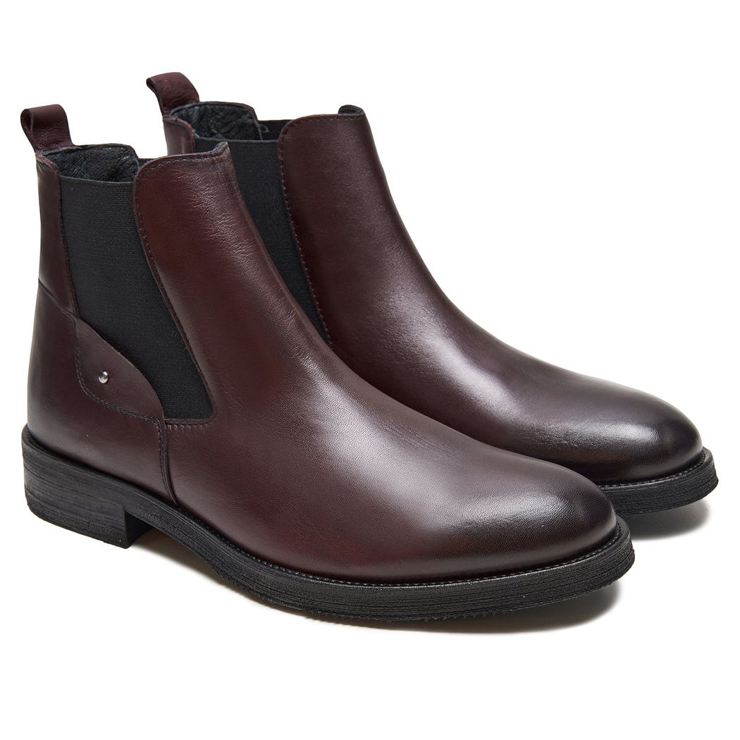 Jimbo Bordo Erkek Deri Chelsea Bot