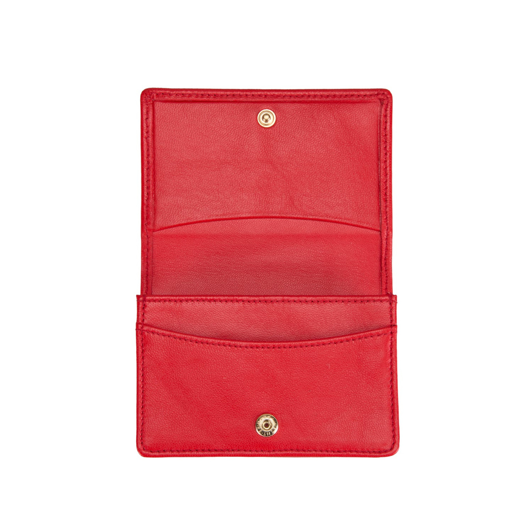 Jonah Kırmızı Kadın Deri Cüzdan