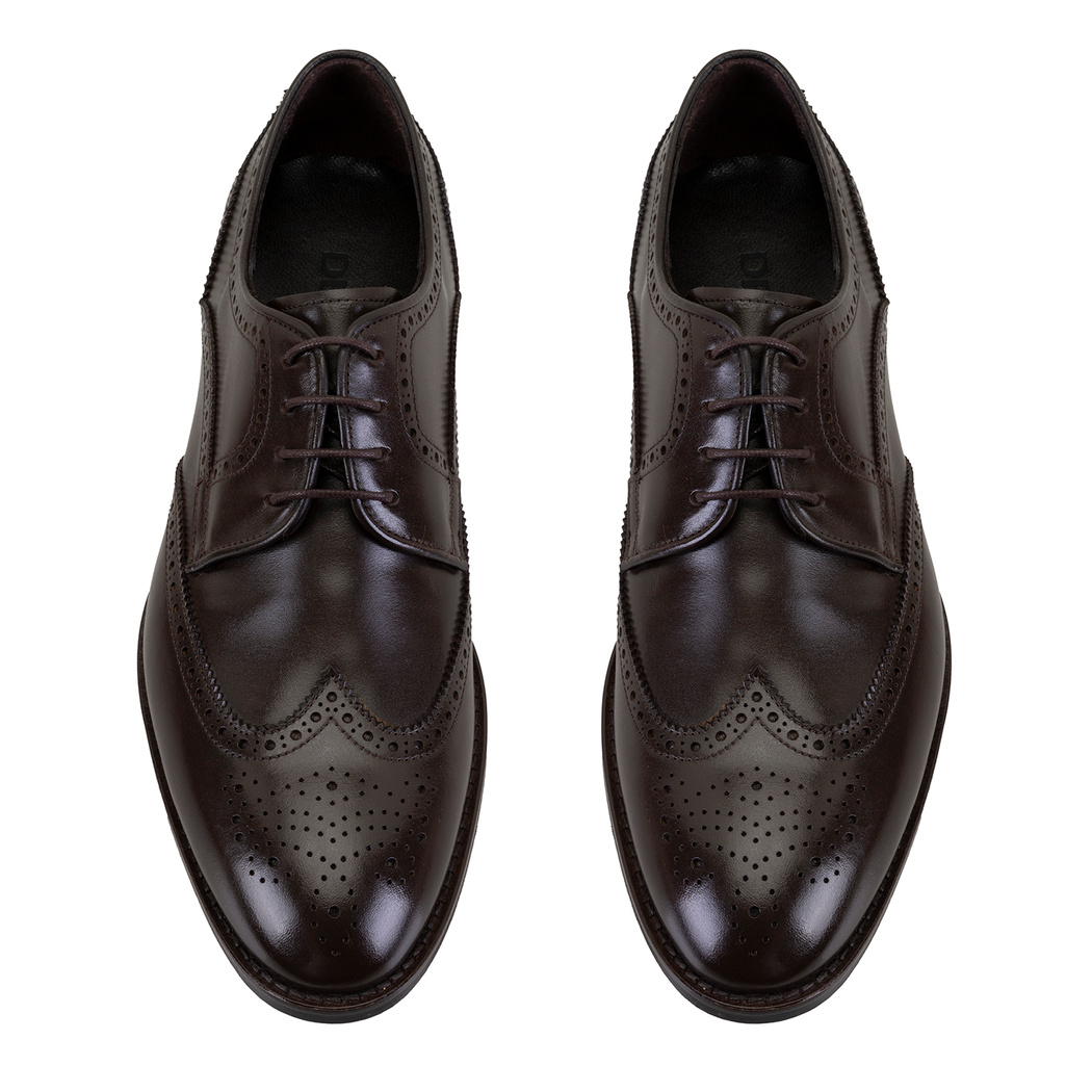 Judah Kahve Erkek Deri Klasik Ayakkabı