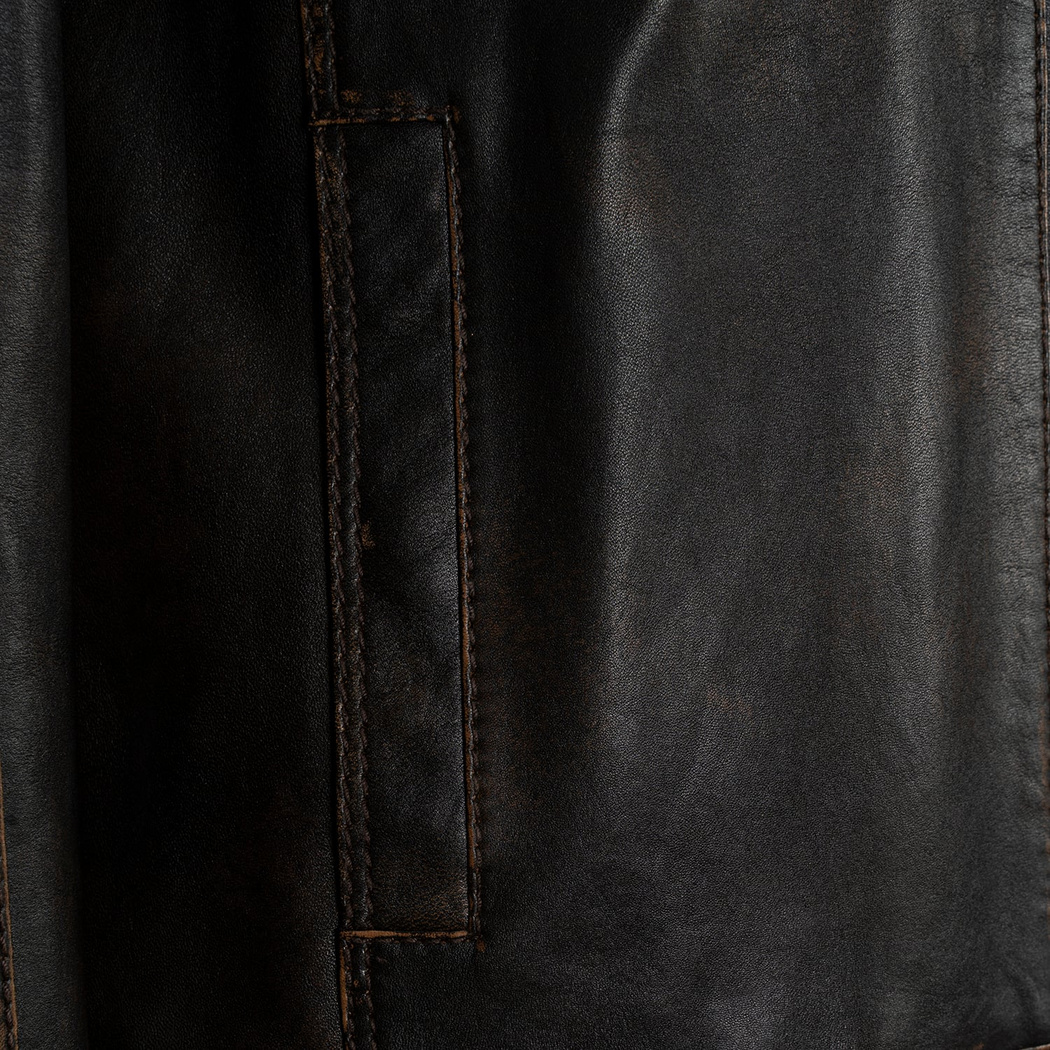 K14996 ERKEK DERİ CEKET-E