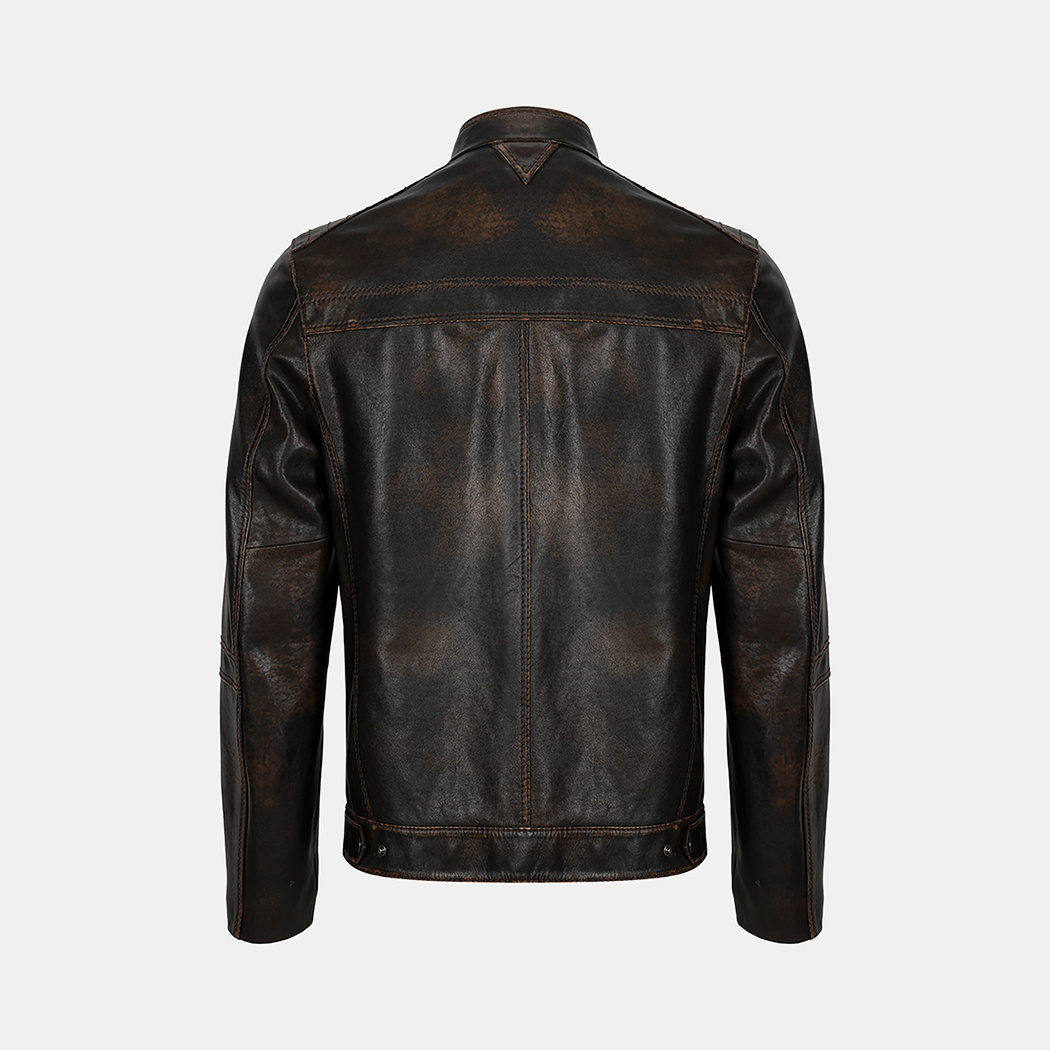 K14996 ERKEK DERİ CEKET-E