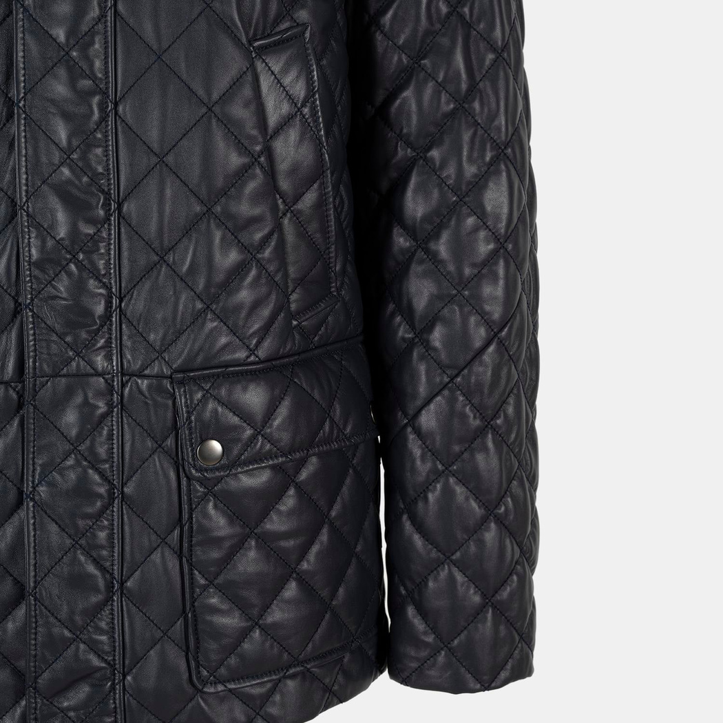 K14998 ERKEK KAPİTONELİ DERİ MONT