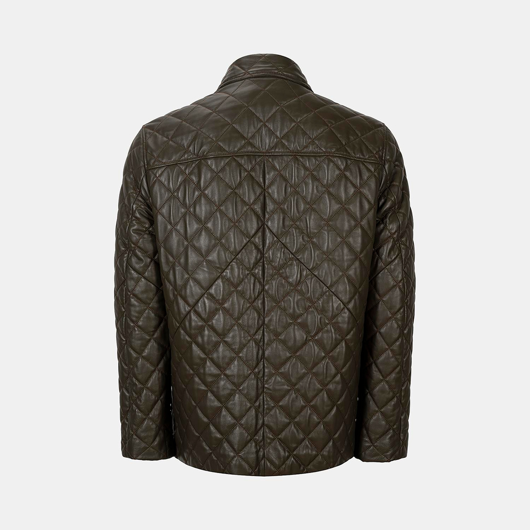 K14998 ERKEK KAPİTONELİ DERİ MONT