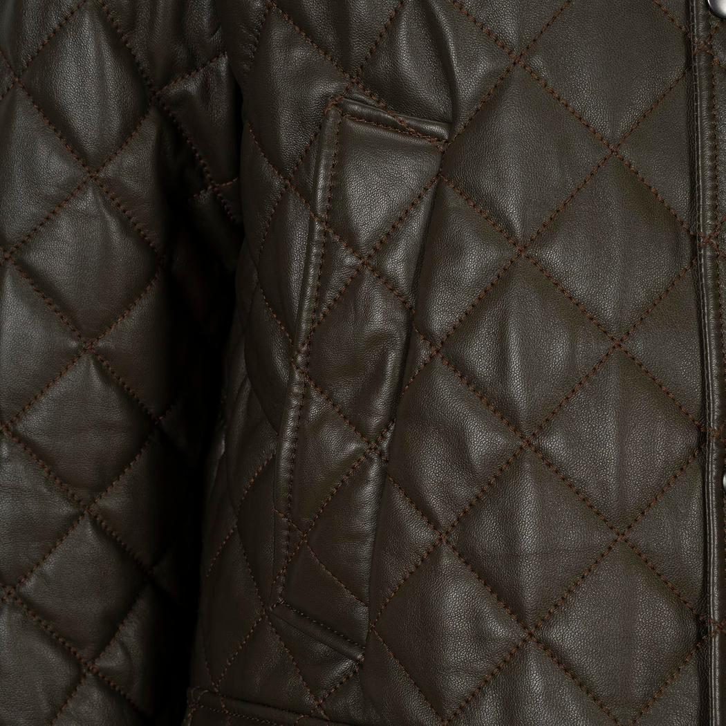 K14998 ERKEK KAPİTONELİ DERİ MONT