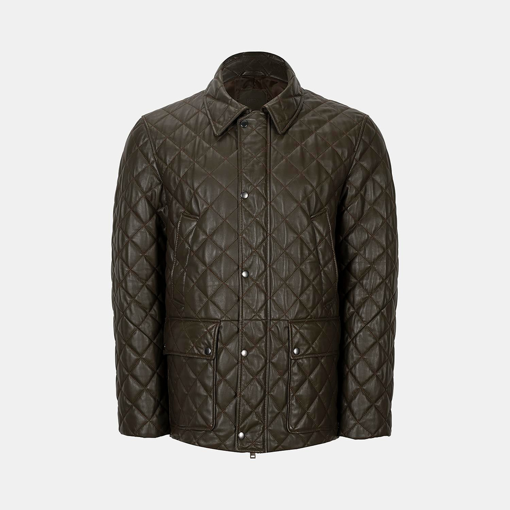 K14998 ERKEK KAPİTONELİ DERİ MONT