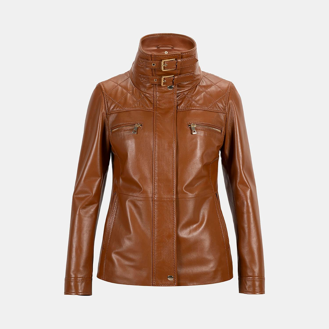 K15007 KADIN KÜRK YAKA MONT