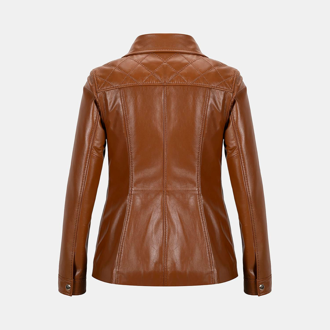 K15007 KADIN KÜRK YAKA MONT