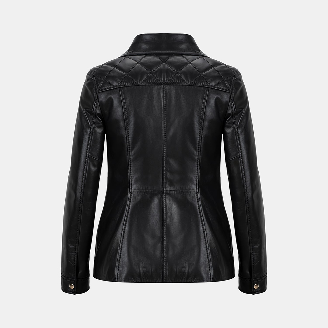 K15007 KADIN KÜRK YAKA MONT