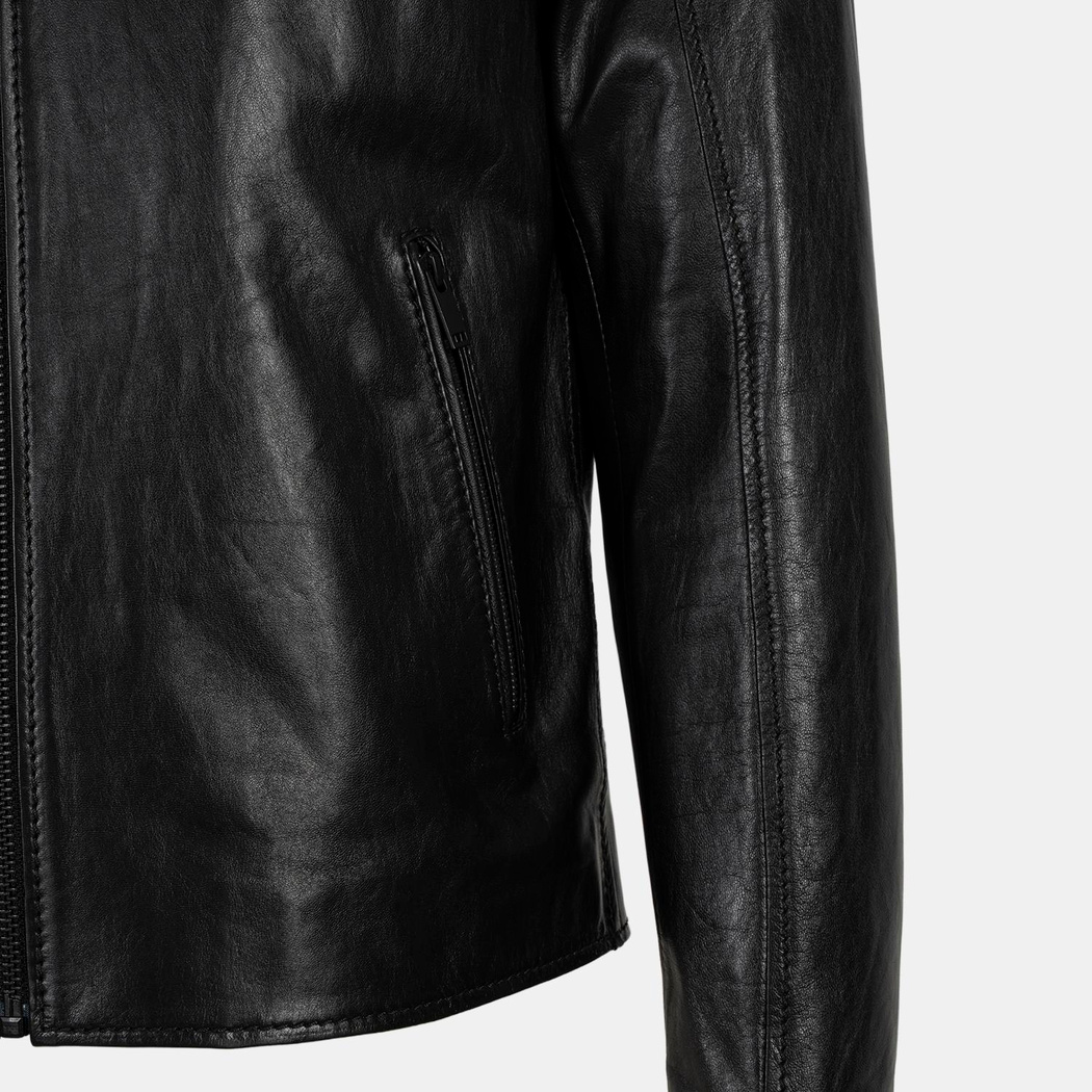 K15013 ERKEK DERİ CEKET-E