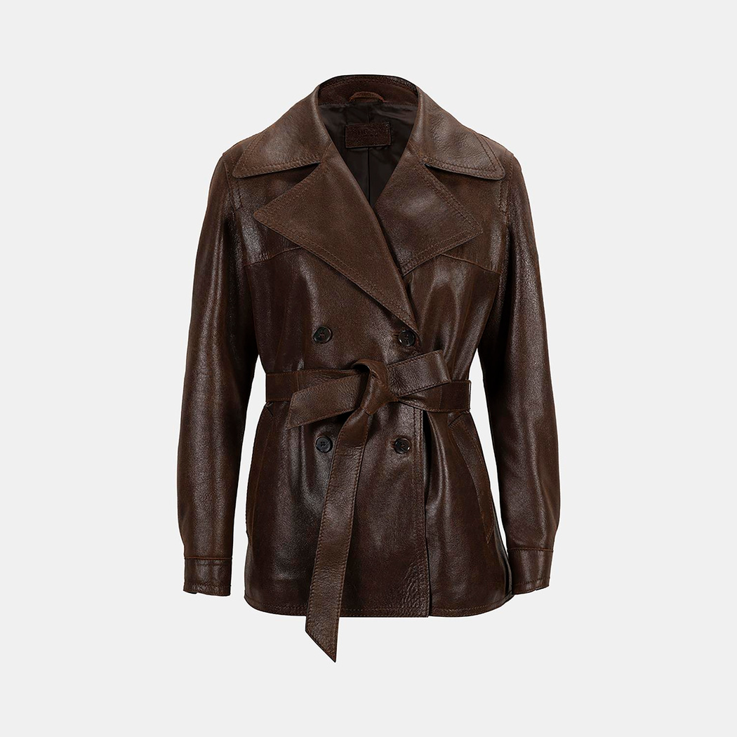 K15021 KADIN DERİ CEKET