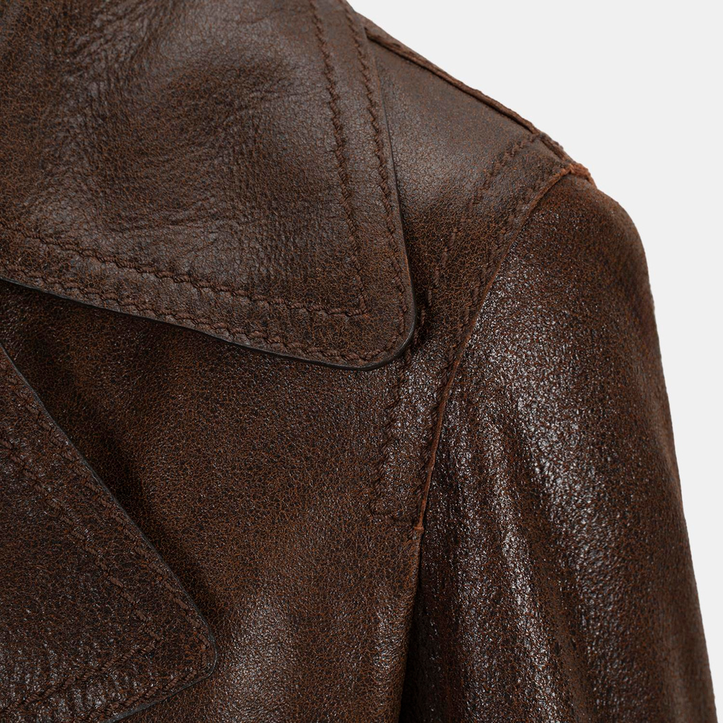 K15021 KADIN DERİ CEKET