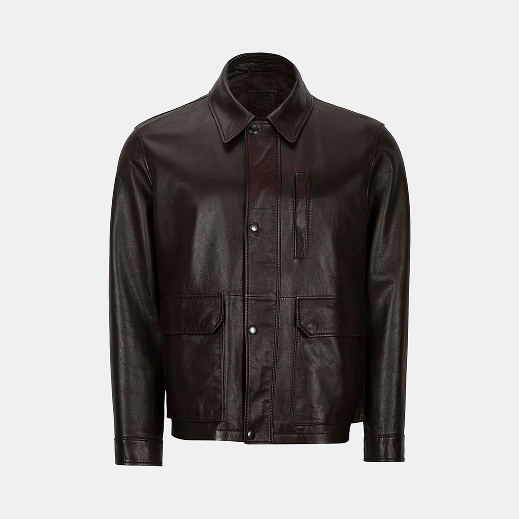 K15054 ERKEK DERİ CEKET-E