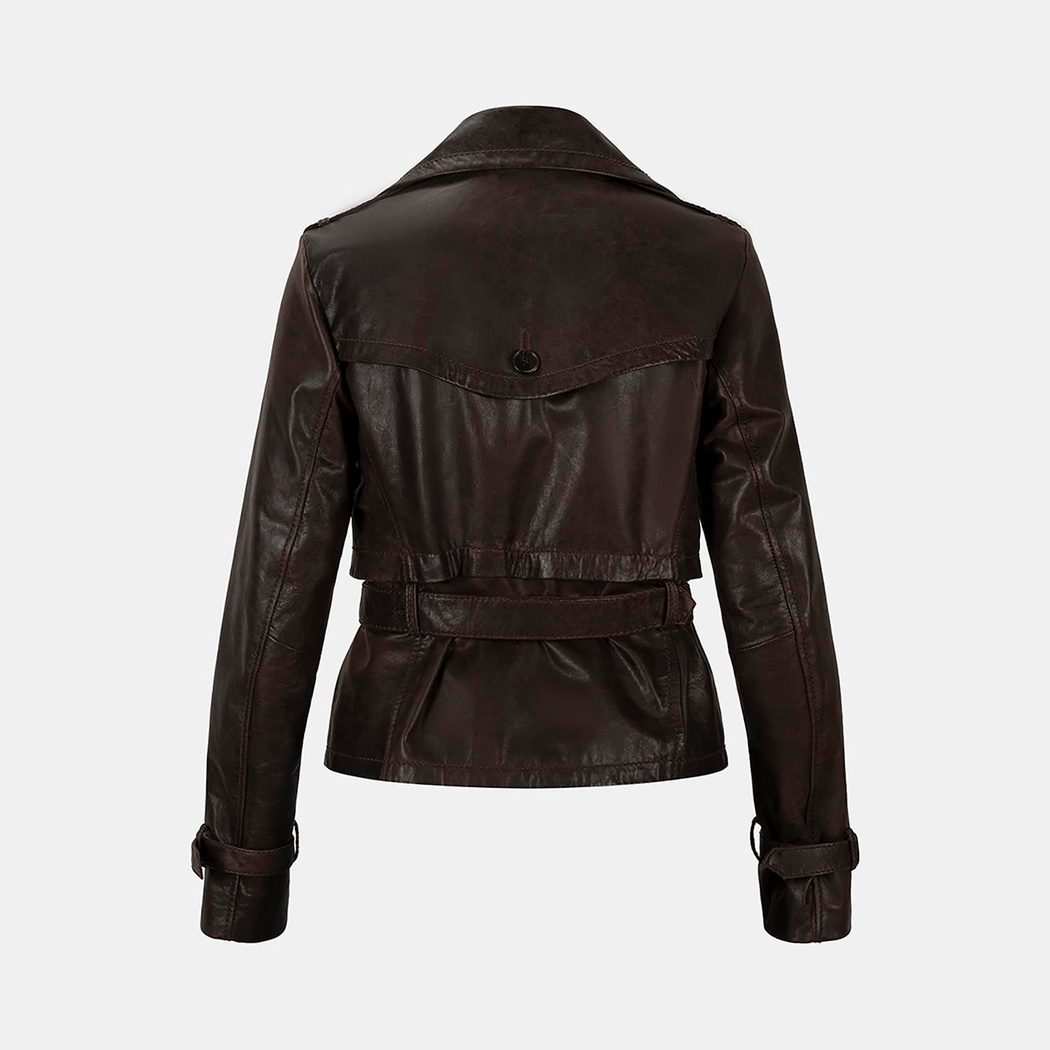 K15114 KADIN DERİ CEKET