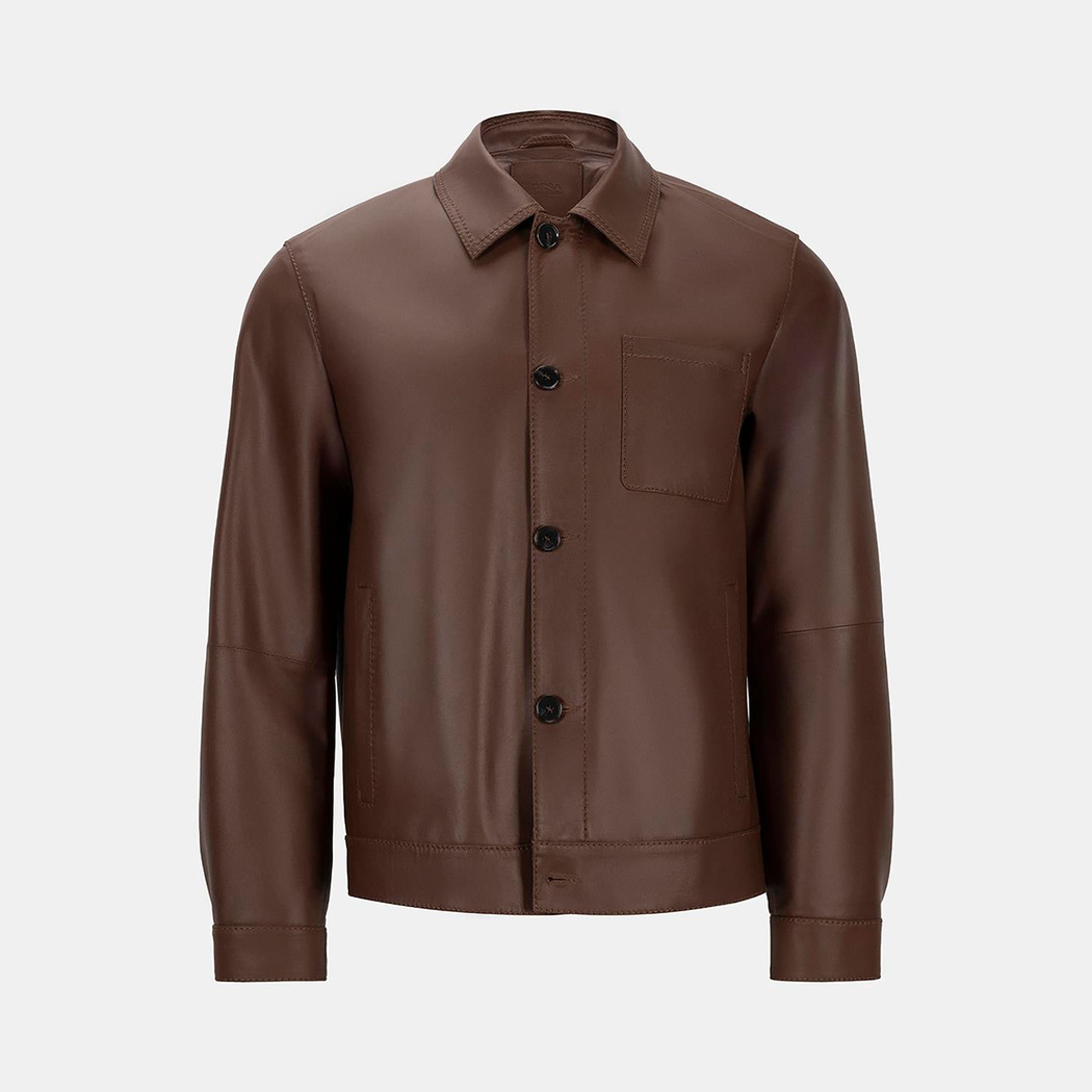 K15130 ERKEK DERİ CEKET