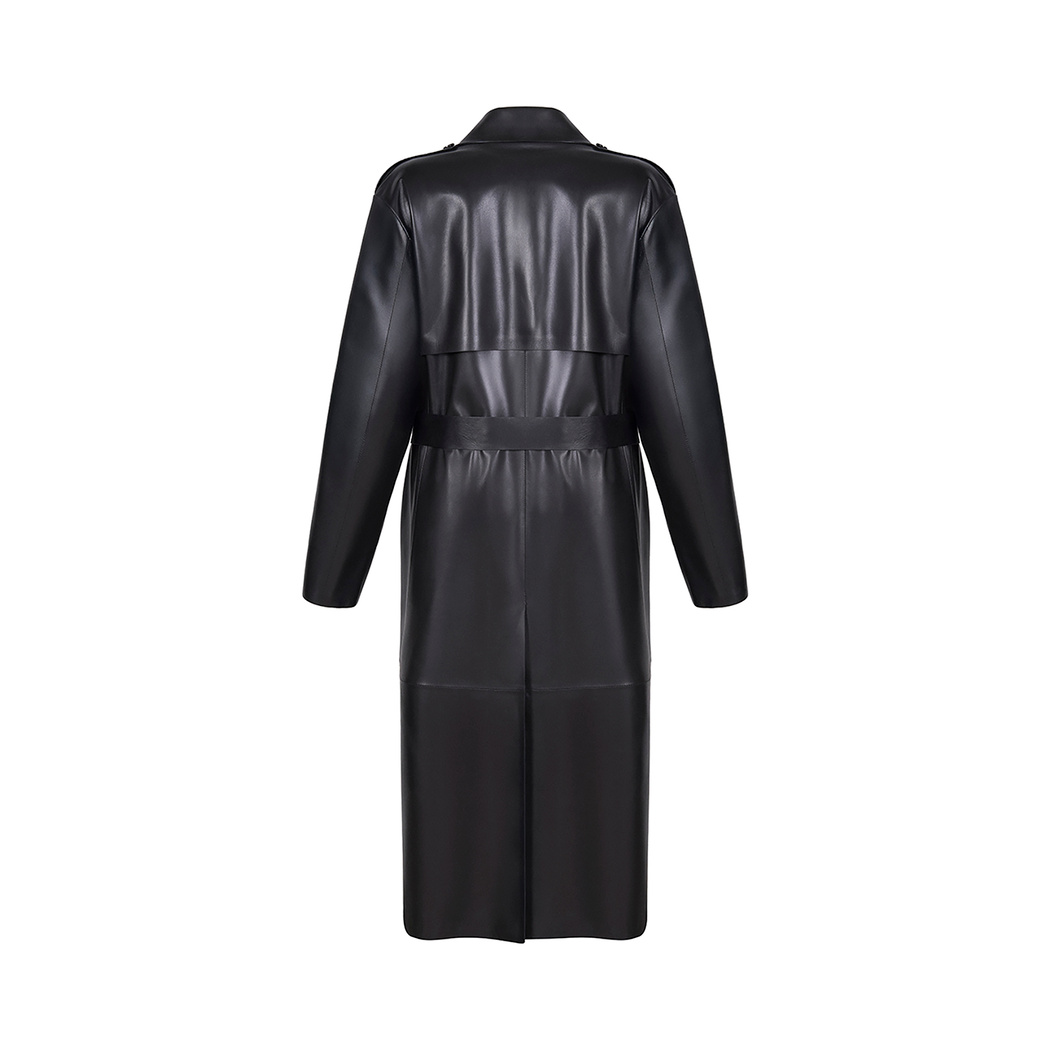 K15135 UNISEX DERİ TRENÇKOT X KEIN