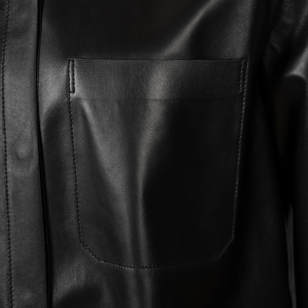 K15136 UNISEX DERİ GÖMLEK X KEIN