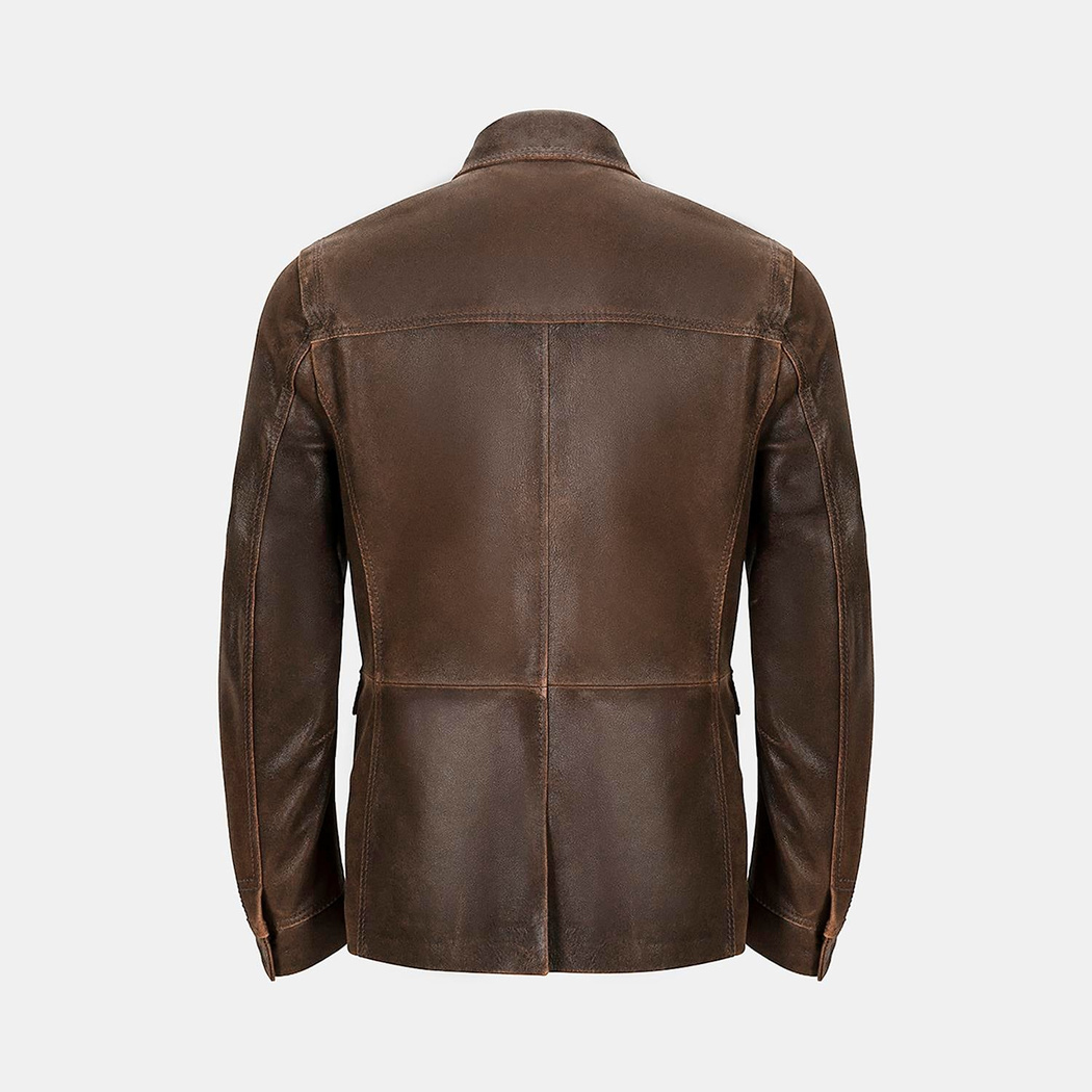 K15139 ERKEK DERİ CEKET-E