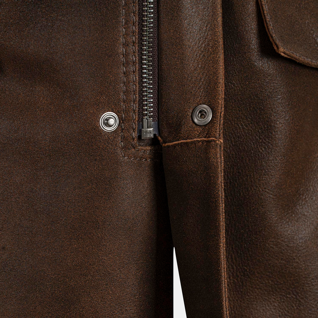 K15139 ERKEK DERİ CEKET-E